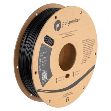 Filament Polymaker PolyMax Tough PLA Black (negru) 750g