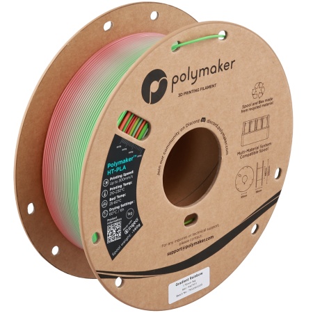 Filament 1.75 mm Polymaker HT-PLA Gradient Rainbow (multicolor) 1kg