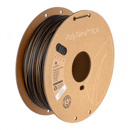 Filament 1.75 mm Polymaker PolyTerra Dual PLA Shadow Orange 1kg