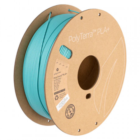 Filament 1.75mm Polymaker PolyTerra PLA+ Polymaker Teal (turcoaz) 1kg