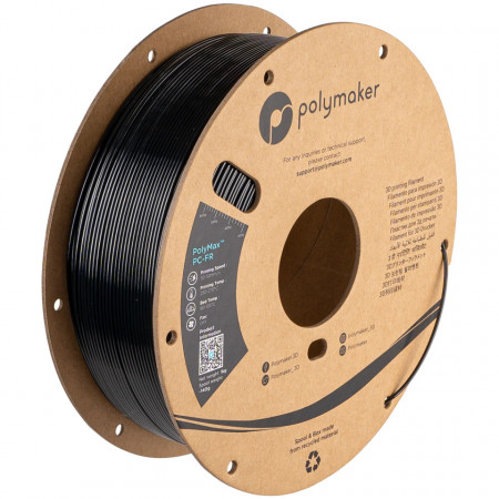 Filament Polymaker PolyMax Tough PC-FR Black 1kg