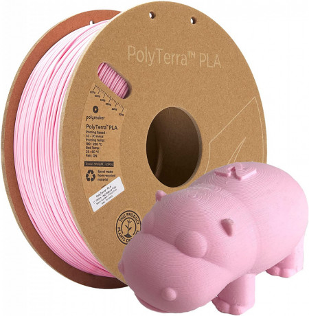 Filament Polymaker PolyTerra PLA Sakura Pink (roz)1kg