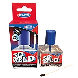 Deluxe Materials - adeziv 3D Weld cu solvent pentru lipirea pieselor printate 3D - 40ml