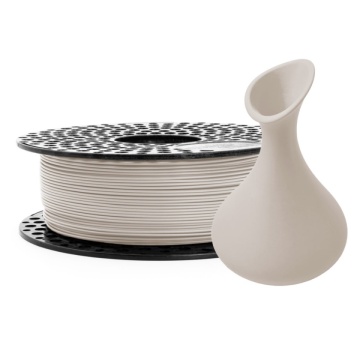 Filament 1.75 mm AzureFilm PLA Matte HS Off-White (alb) 1kg