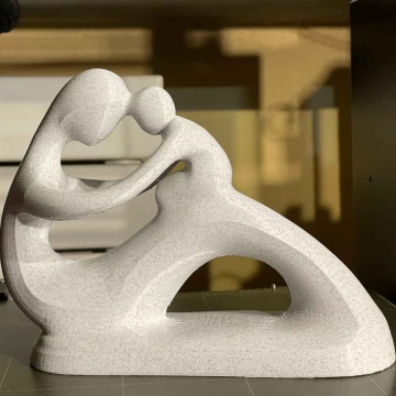 Statueta mama si copil printata din filament AzureFilm PLA Original Marble 1kg - Filamente3D.ro