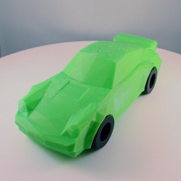 Masinuta printata din filament PETG Hyper Speed Light Green 1kg - Filamente3D.ro