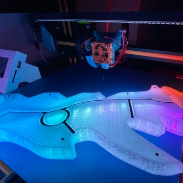 Piesa printata din filament PETG Transparent 1kg - Filamente3D.ro