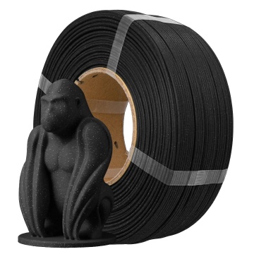 Filament 1.75 mm AzureFilm ReFill PLA Galaxy Black (negru) 1kg