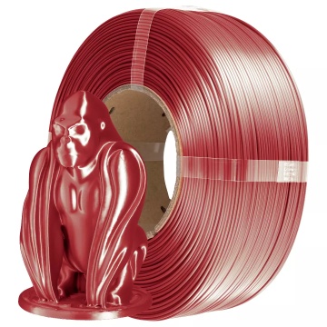 Filament 1.75 mm AzureFilm ReFill PLA Silk Bordeaux (rosu) 1kg
