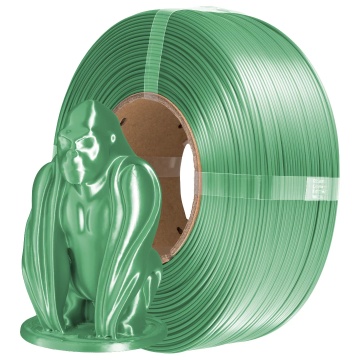 Filament 1.75 mm AzureFilm ReFill PLA Silk Dark Green (verde) 1kg