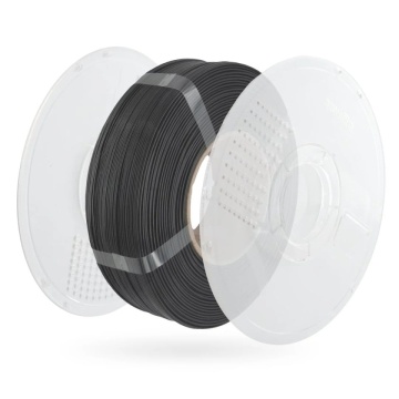 Montare ReFill PLA AzureFilm Silk Black 1kg pe masterspool - Filamente3D.ro