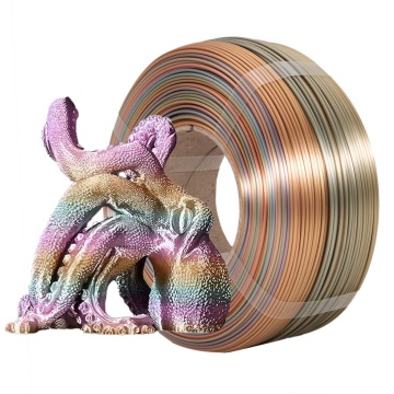 Rezerva si caracatita printata din filament AzureFilm PLA Silk Rainbow Tropicana 1kg - Filamente3D.ro