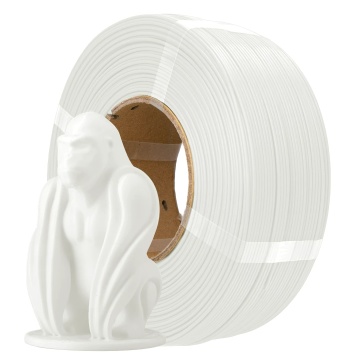 Filament 1.75 mm AzureFilm ReFill PLA White (alb) 1kg