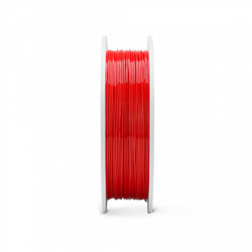 Lateral rola filament Fiberlogy Fibersmooth Red 500g - Filamente3D.ro