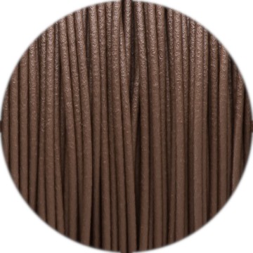 Detaliu de filament Fiberlogy FiberWood Brown 750g - Filamente3D.ro