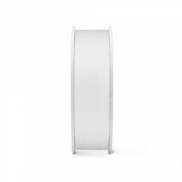 Lateral rola de filament Fiberlogy PP White 750g - Filamente3D.ro