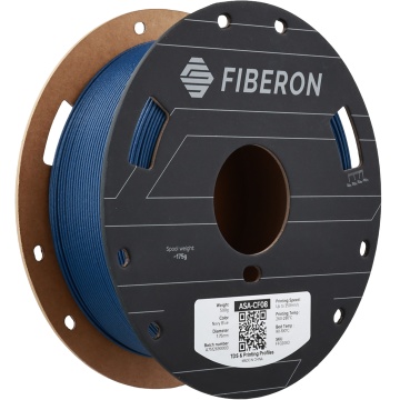 Rola amplasata vertical filament Polymaker Fiberon ASA-CF08 Navy Blue - Filamente3D.ro