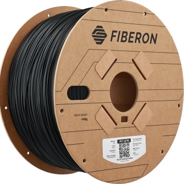 Vedere rola de filament Polymaker Fiberon PET-GF15 Black 3kg - Filamente3D.ro