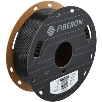 Filament 1.75 mm Polymaker Fiberon PETG-ESD Black (negru) 500g
