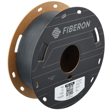 Filament 1.75 mm Polymaker Fiberon PPS-CF10 Black (negru) 500g