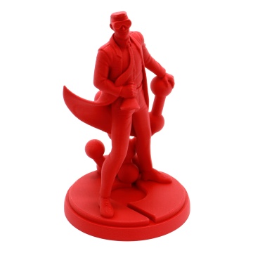 Statueta printata din filament Polymaker HT-PLA-GF Power Tool Red 1kg - Filamente3D.ro