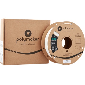Rola si ambalaj filament Polymaker HT-PLA-GF White 1kg - Filamente3D.ro