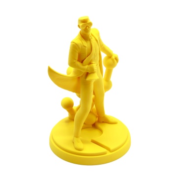 Statueta Polyman printata din filament Polymaker HT-PLA Yellow 1kg - Filamente3D.ro