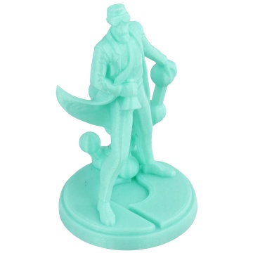 Statueta Polyman printata din filament Polymaker Panchroma Celestial Green 1kg - Filamente3D.ro