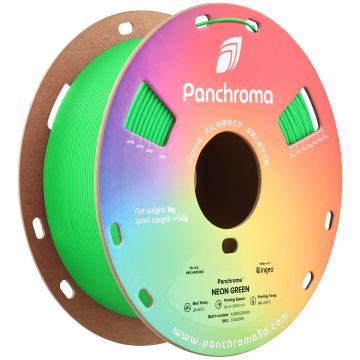 Rola vertical filament Polymaker Panchroma PLA Neon Green 1kg - Filamente3D.ro