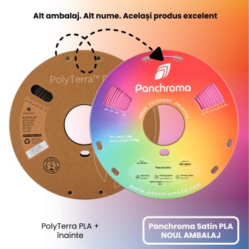 Diferente intre rola PolyTerra si Panchroma - Filamente3D.ro