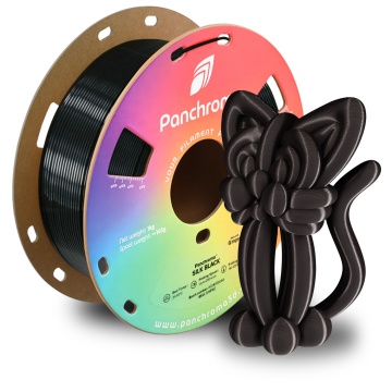 Rola si pisica printata din filament Polymaker Panchroma PLA Silk Black - Filamente3D.ro
