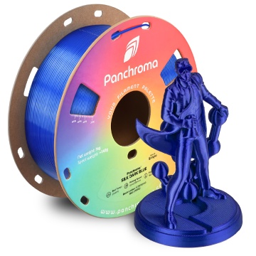 Rola si statueta Polyman printata din filament Polymaker Panchroma PLA Silk Dark Blue 1kg - Filamente3D.ro