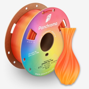 Rola si vaza printata din filament Polymaker Panchroma PLA Silk Gradient Fire 1kg - Filamente3D.ro