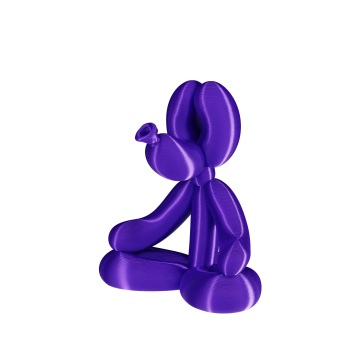 Catel din baloane printat 3D din filament Polymaker Panchroma PLA Silk Purple - Filamente3D.ro