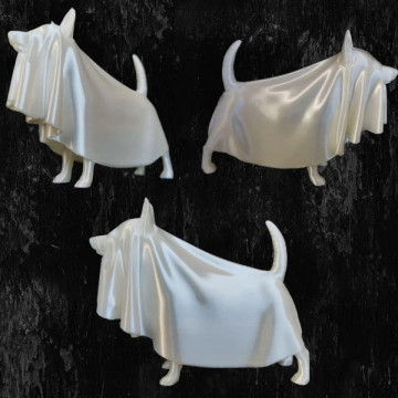 Fantome printate din filament Polymaker Panchroma PLA Silk White - Filamente3D.ro
