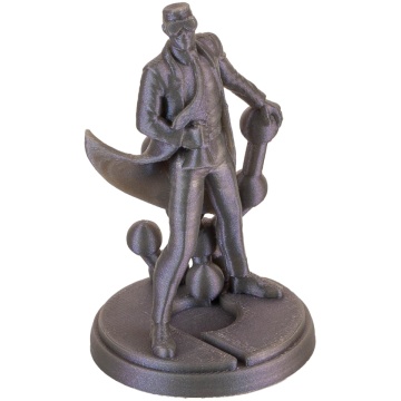Statueta Polyman printata din filament 1.75 mm Polymaker PolyLite PLA Starlight Mercury 1kg - Filamente3D.ro