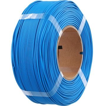 Vedere laterala rezerva de filament 1.75 mm Polymaker Refill Panchroma PLA Matte Sapphire Blue 1kg - Filamente3D.ro