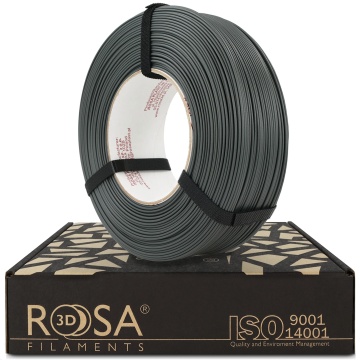 Filament 1.75 mm Rosa 3D ReFill PLA-CF Matt Lava Grey (gri) 1kg