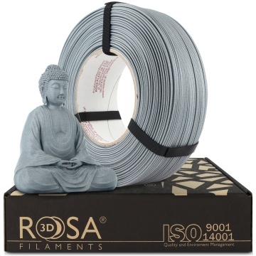 Filament 1.75 mm Rosa 3D ReFill PLA-CF Matt Stone Cold Gray (gri) 1kg