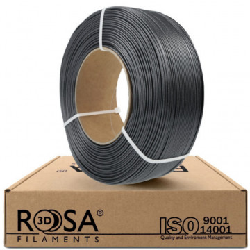 Filament 1.75 mm Rosa 3D ReFill PLA Starter Glitter Graphite (gri) 1kg
