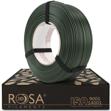 Filament 1.75 mm Rosa 3D ReFill PLA Starter Hunter Green (verde) 1kg