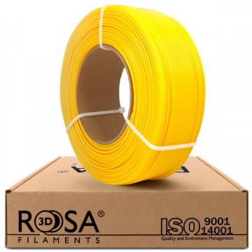 Filament 1.75 mm Rosa 3D ReFill PLA Starter Yellow (galben) 1kg
