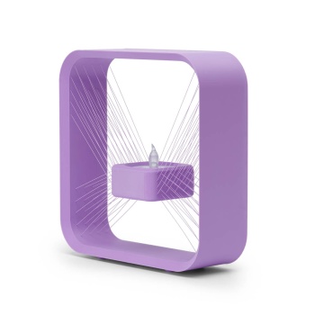 Suport de lumanare printat din filament Fiberlogy Matte PLA Pastel Lilac 850g - Filamente3D.ro