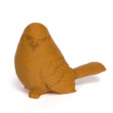 Pasare printata 3D din filament 1.75mm FormFutura ReForm rPLA Caramel (galben) 1kg - Filamente3D.ro