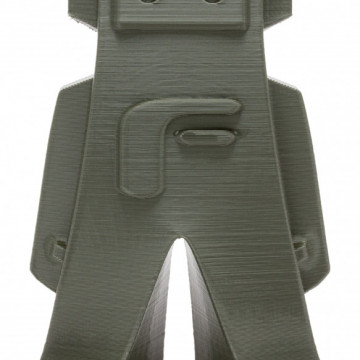 Statueta Fil printata 3D din filament 1.75mm FormFutura ReForm rPLA Moss Grey (gri) 1kg - Filamente3D.ro