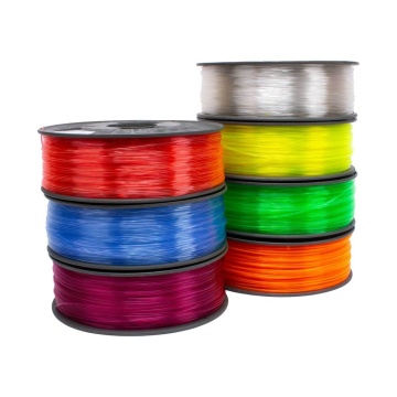 Gama de culori a filamentului FormFutura Transparent PLA 1kg - Filamente3D.ro
