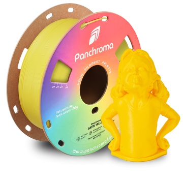 Statueta fetita printata din filament Polymaker Panchroma Satin Yellow 1kg - Filamente3D.ro