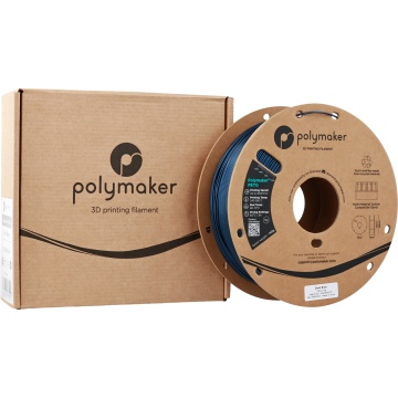 Ambalaj cutie si rola de filament 1.75 mm Polymaker PETG Dark Blue 1kg - Filamente3D.ro