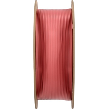 Vedere laterala rola de filament 1.75mm Polymaker PLA Pro - High Speed Tough PLA Light Red (rosu) 1kg