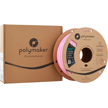 Cutie si rola de filament 1.75mm Polymaker PLA Pro - High Speed Tough PLA Pink (roz) 1kg